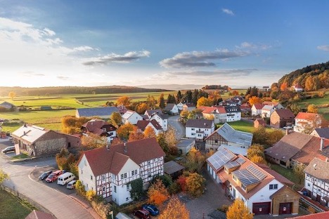 Many houses close to each other